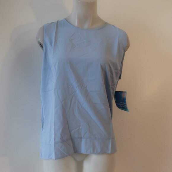 NWT Womens Coolibar Blue Swing Tank Blouse (UPF 50 +) Sz L - Picture 1 of 6
